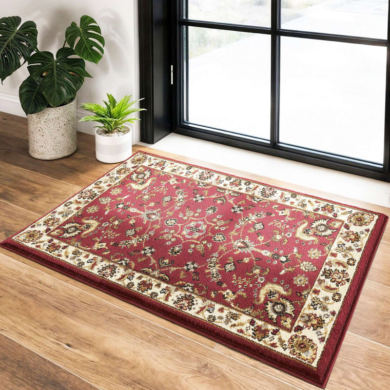 Tapis classique, Rouge, Rectangulaire 2 pi x 3 pi