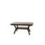 Classic Solid Wood Dining Table With Shelve - Rectangular Shape Finish Option