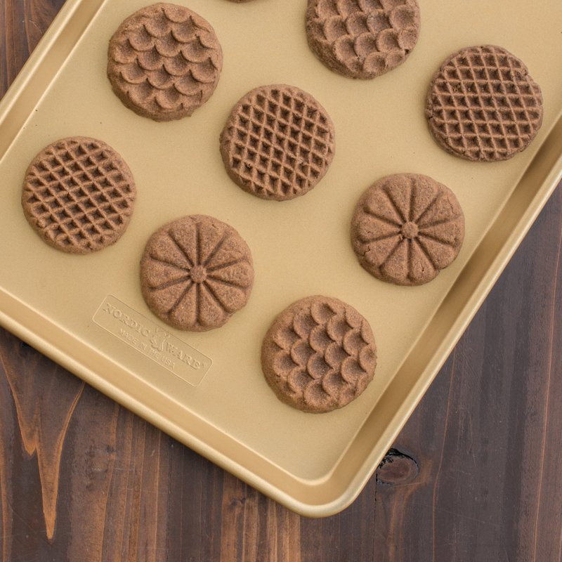 Gold Non-Stick Aluminum Half Sheet Pan