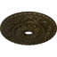 Médaillon de plafond Endurathane Vaduz, DE 23 1/2 po x P 3 1/2 po x P 2 1/8 po (convient aux auvents jusqu'à 3 1/2 po), fini or vert peint à la main-28579006
