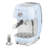 50's Retro Style Espresso and Cold Brew Coffee Machine in Pastel Blue-124836425