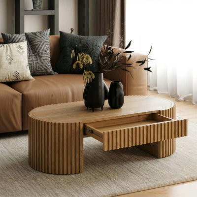 Clova - Modern Natural Ash Coffee Table