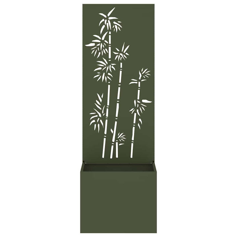 Planter Box, 140cm H x 50cm W x 50cm D, Olive Green