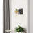 Barrymore 1-E26 Light Glass Shade Modern and Vintage Wall Sconces Lights