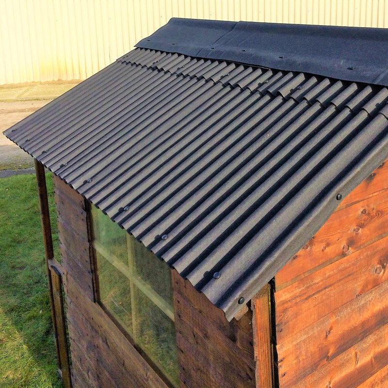 Kircher - Watershed Complete Roof Tile Kit for sheds, summerhouse, cabins and workshops, 5x5ft