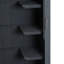 Aana Wooden Garden Storage Shed 3 Shelves 77.5 x 54.2 x 179.5cm Grey