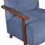 Chaise moderne d'appoint en velours côtelé avec coussins de siège 1 pièce-1553412935