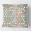 Coussin décoratif rétro à motif hexagonal III - Mid-Century-729474946