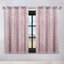 Finklea 100% Polyester Floral Room Darkening Grommet Curtain Panels-1212960689-1212960683