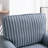 Eilzabeth 33" W Modern Soft Wide Upholstered Striped Swivel Arm Accent Chair-1399693616