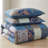 Cotton Blend Quilted Patchwork Quilt-1010585143