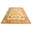 Tapis unique en laine noué à la main 9 pi 10 po x 14 pi 1 po crème New Age Chobi