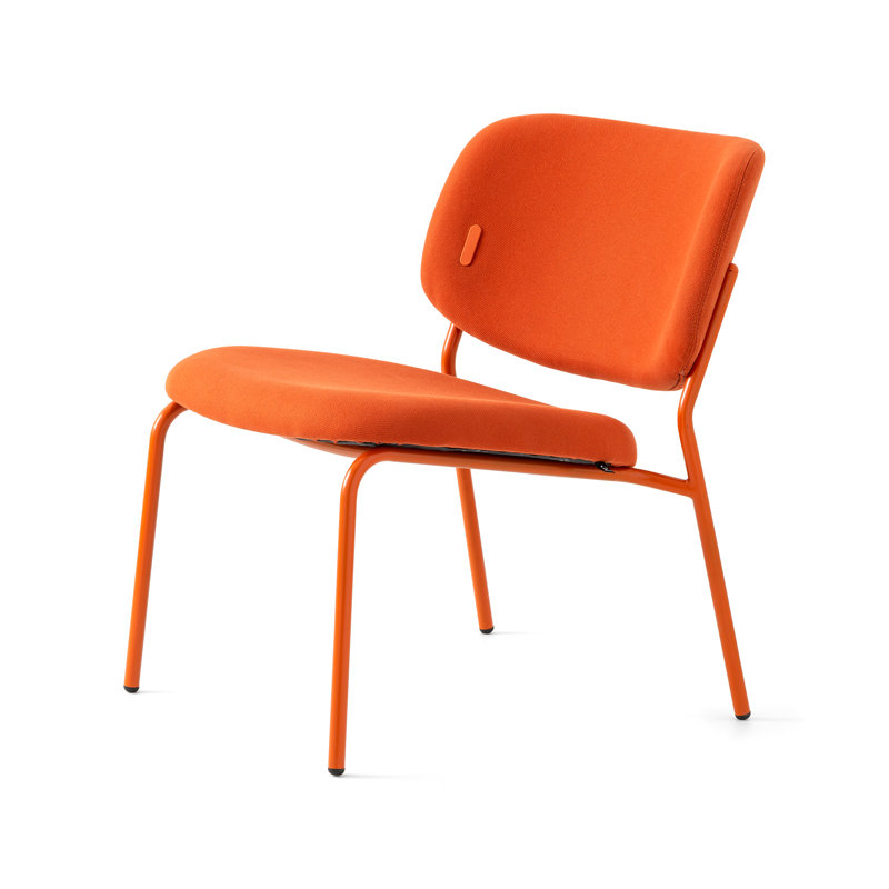 Yo! Upholstered Lounge Chair With Metal Frame