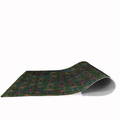 Chenille Floral Indoor Rug