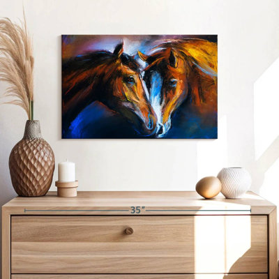 Brampt aimant les chevaux