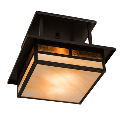 Youngblood Glass Semi Flush Mount
