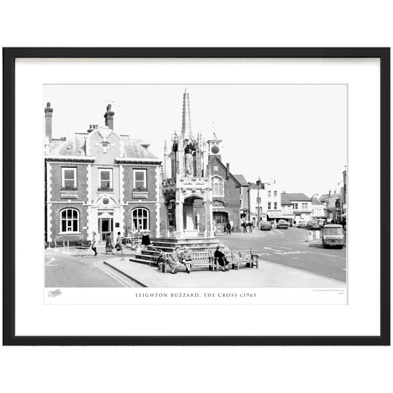 Leighton Buzzard, The Cross C1965 - Single Picture Frame Print, 60cm H X 80cm W x 2cm D