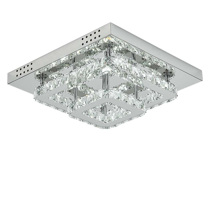 Hurd LED Flush Mount, 19cm H x 40cm W x 40cm D