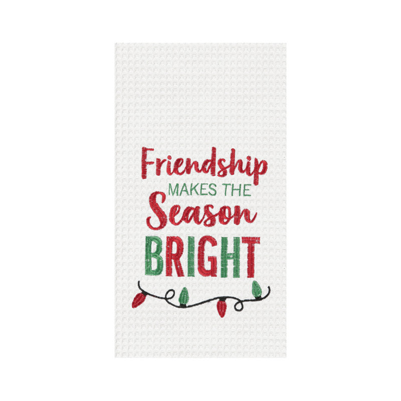Serviette de cuisine Friendship Makes Season