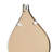 Slim Stacked Chain 5 Layer Wall Mirror with Tear Drop Pattern and Foil Detailing-1252497377