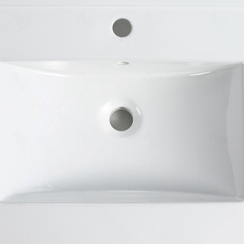 Dessus de meuble-lavabo en céramique 30 po, White, White