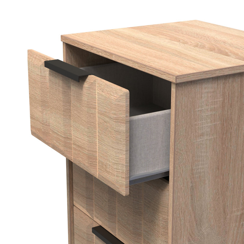 Arnesto Bedside Table, Bardolino Oak