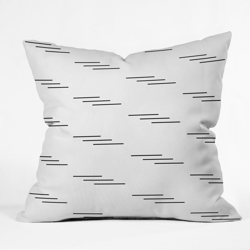 Coussin décoratif minimal kelly haines, 16 po x 1 po
