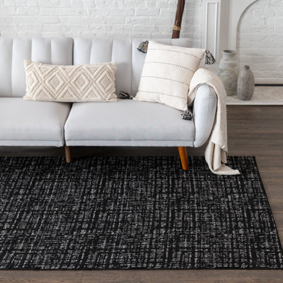 Maddie Machine Washable Indoor Area Rug with Non-Skid Backing