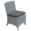 Bella Wicker Armless Outdoor Dining Chair-620172401-620172395