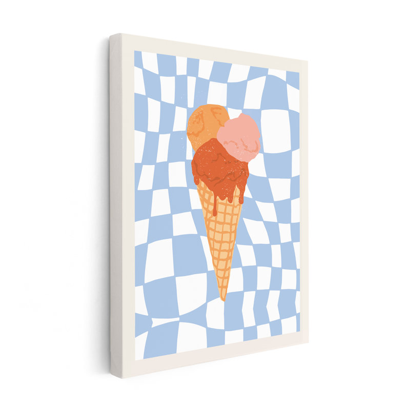 Cornet de glace, Unframed, Canvas, 16"H x 20"W