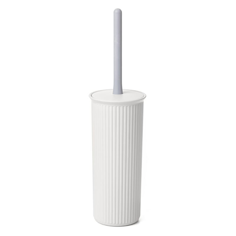 Brosse de toilette nervurée 15 po, Blanc