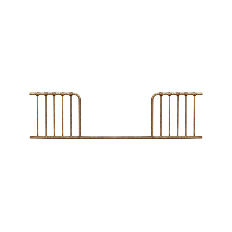 Abigail and Winston Toddler Bed Rail, Vintage Gold