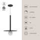 Single Light Metal Dimmable LED Pendant