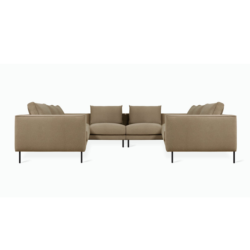 Renfrew U Shaped Sectional, Merino Mocha