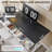 46" Tall Electric Adjustable Height Standing Desk Computer Table with 3-Drawers, Home Office Writing Desk with One-Piece Desktop & Power Outlets-322423954