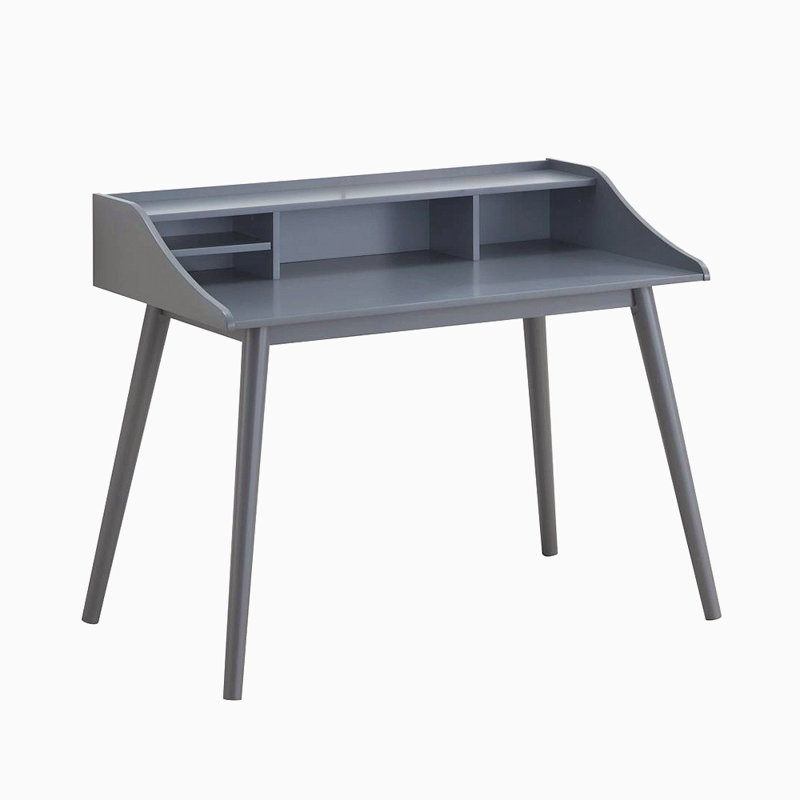 Bureau d'écriture à 4 compartiments gris