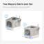 Litière pliable pour chat avec toilette anti-éclaboussures-1028537632