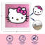 Ensemble d'art mural Sanky Hello Kitty