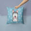  Coussin décoratif en forme de flocon de neige 14 po Malamute d'Alaska