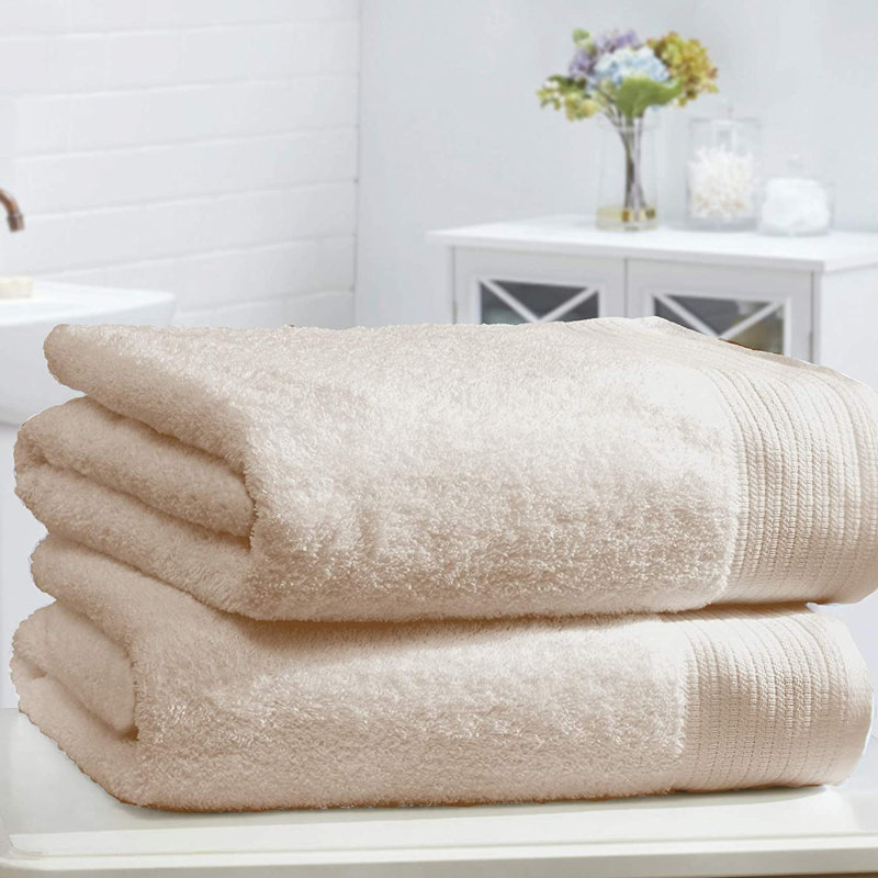 Bunns Plush Bath Towel, Beige