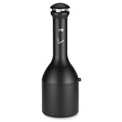 Weather Resistance Smoking Receptacle, Black steel