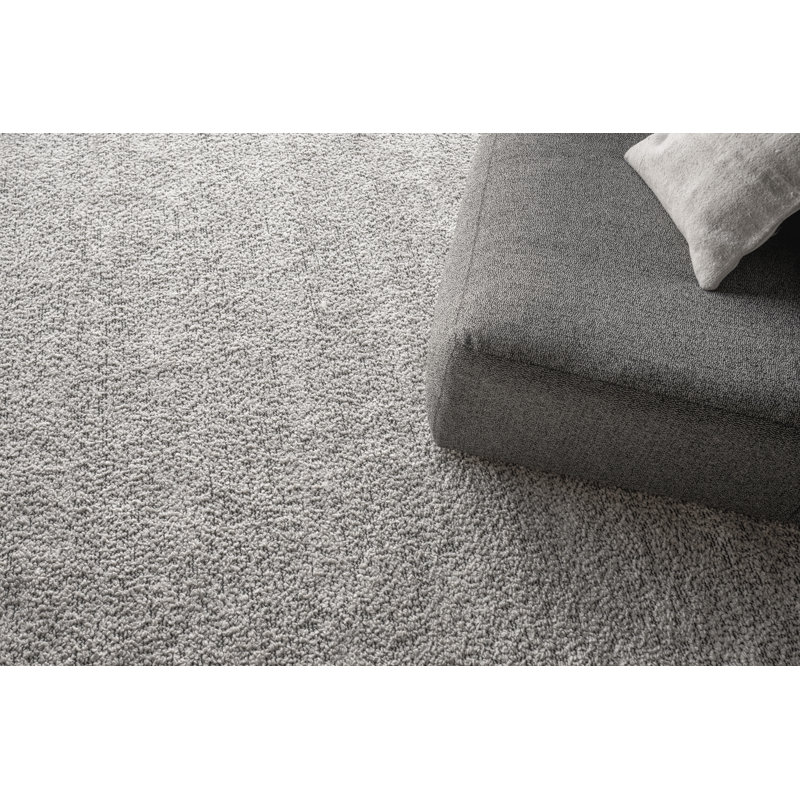 Morello Hand Made Area Rug in Ivory/Dark Gray, Rectangle 12' x 15'