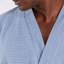 Woodcrest Plain Weave / Muslin Mid-Calf Bathrobe with Pockets-18558305