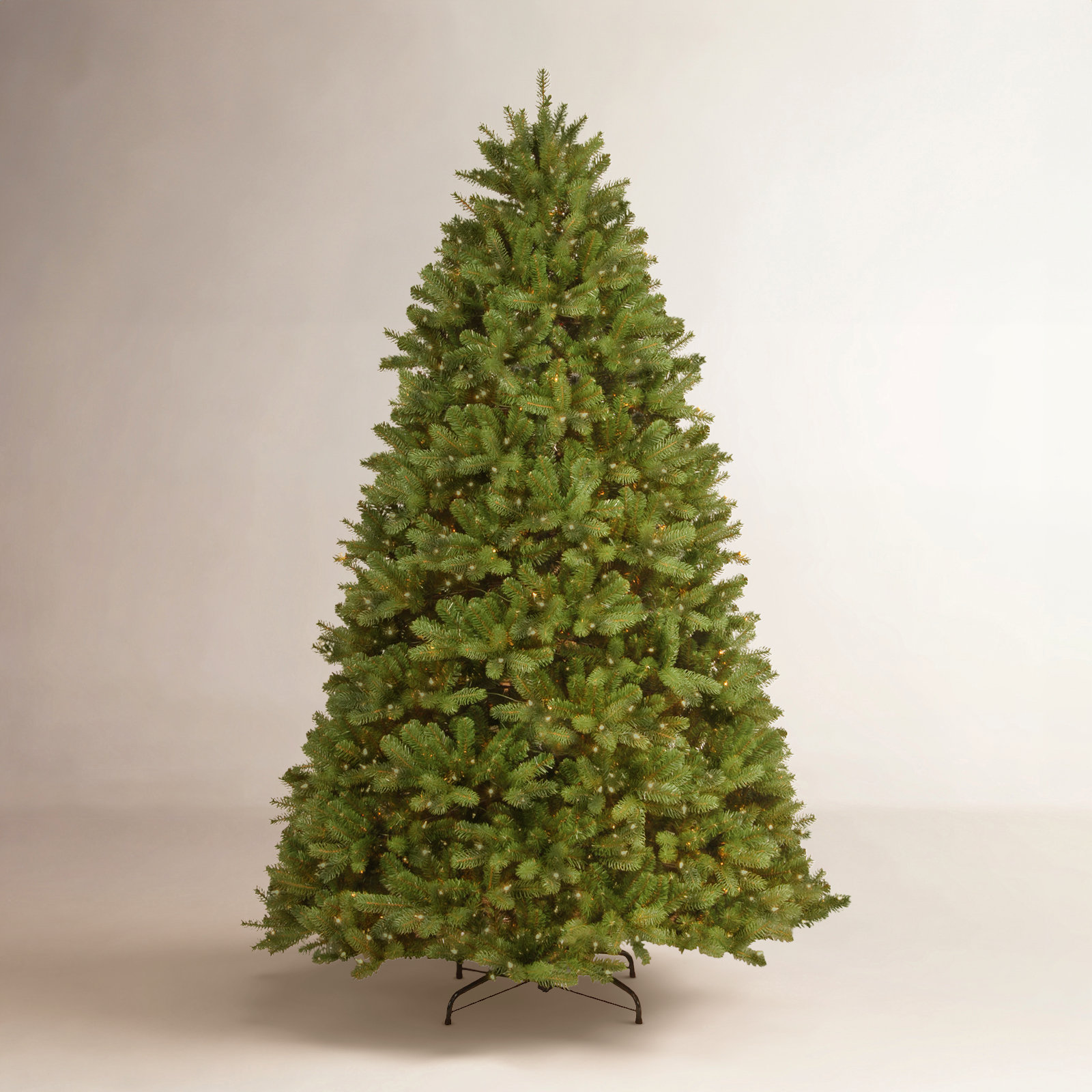 Frosted 7.5' Pre-Lit Spruce Christmas Tree, 7.5'