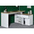 Cuuba 55.12" L-Shaped Modular Writing Desk with Storage Cabinet-232940065