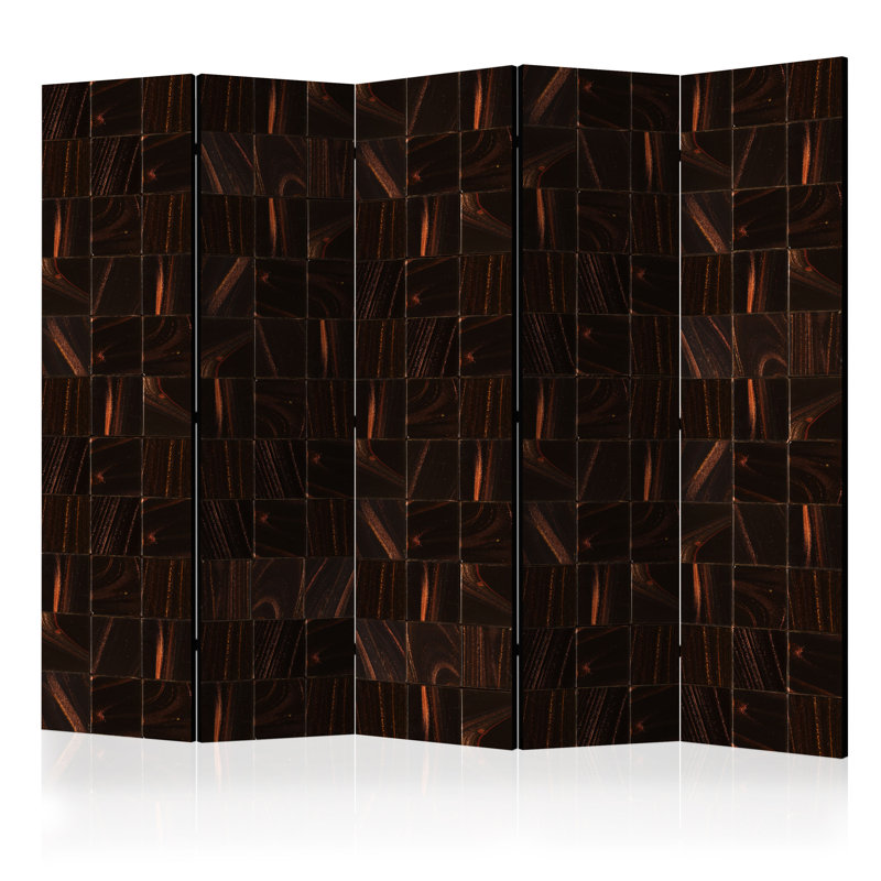 Onamia Solid Wood Folding Room Divider, 5