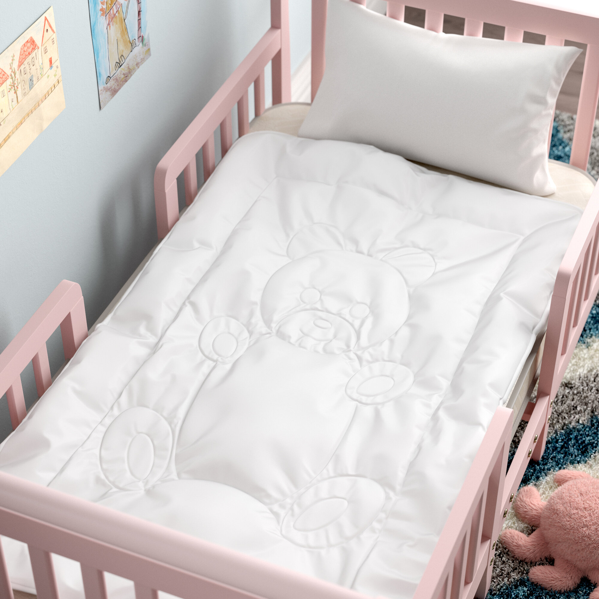 Comforter for crib discount mattress