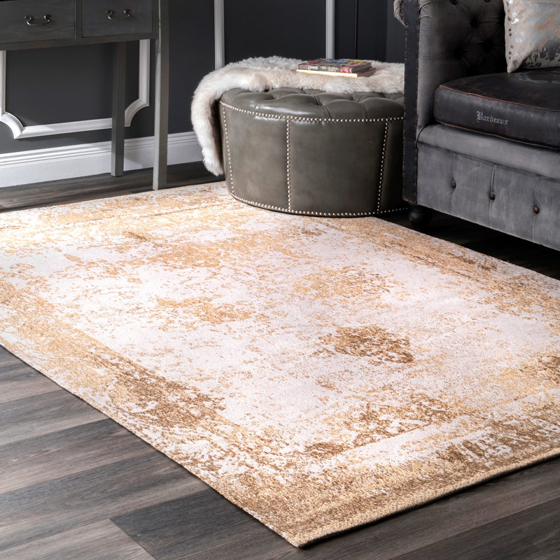 Chartres Oriental Cotton Hand Woven Area Rug, Rectangle 183 x 274cm