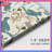 Teal Squirrel Leaf Pattern Canvas Gallery Wrap in Many Sizes-866492709