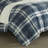 Nautica Crossview Plaid Microsuede Comforter Set-99475282-99475284